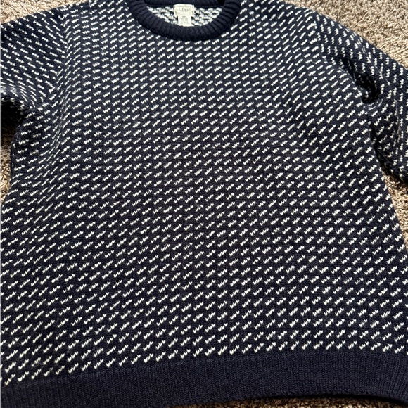 Vintage LL Bean Birdseye Nordic Sweater Mens XXL Made in Norway Preppy Gorpcore - Picture 2 of 8